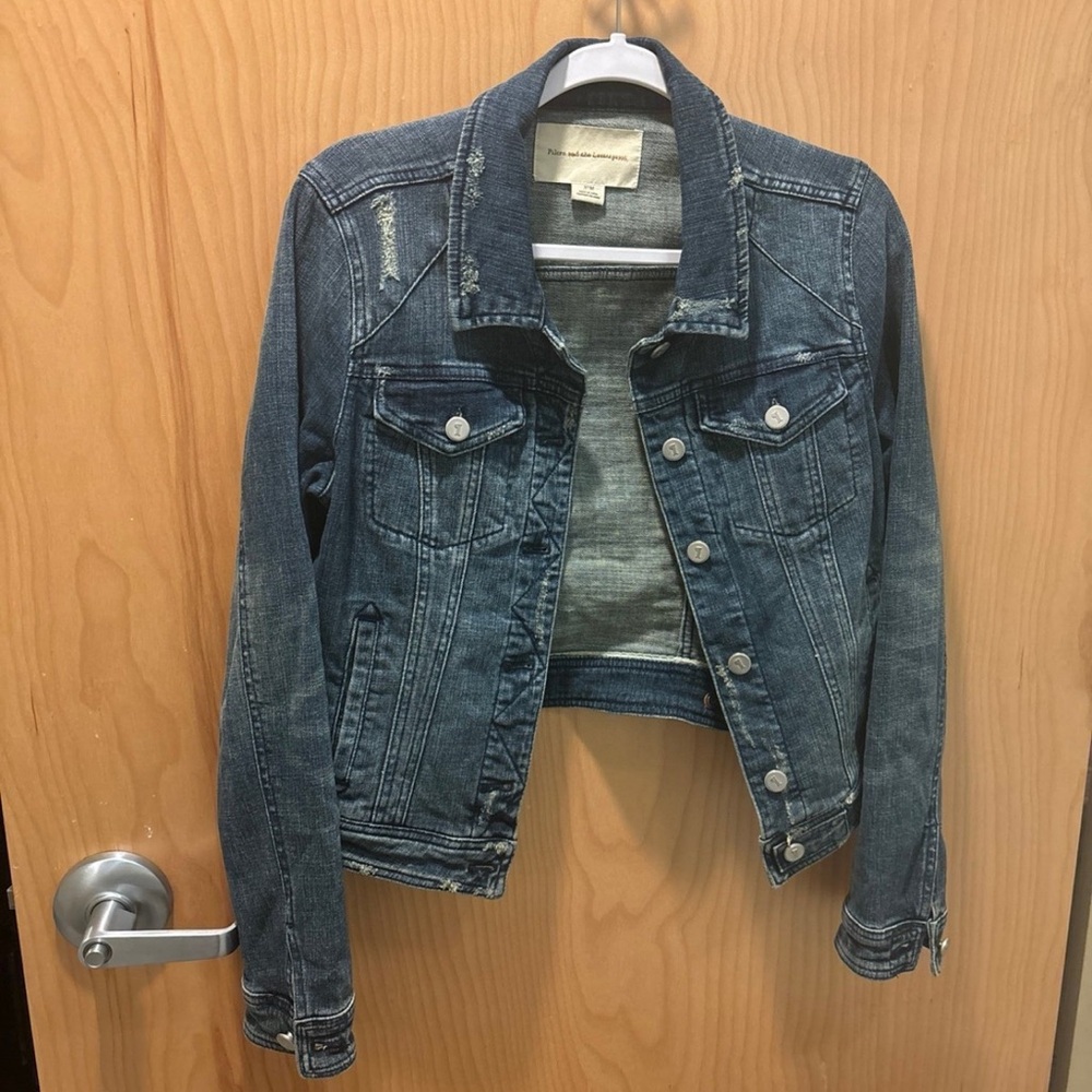 Anthropologie Pilcro and the Letterpress Denim Jacket